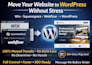 convert clone or transfer squarespace, wix, weebly, webflow to wordpress website
